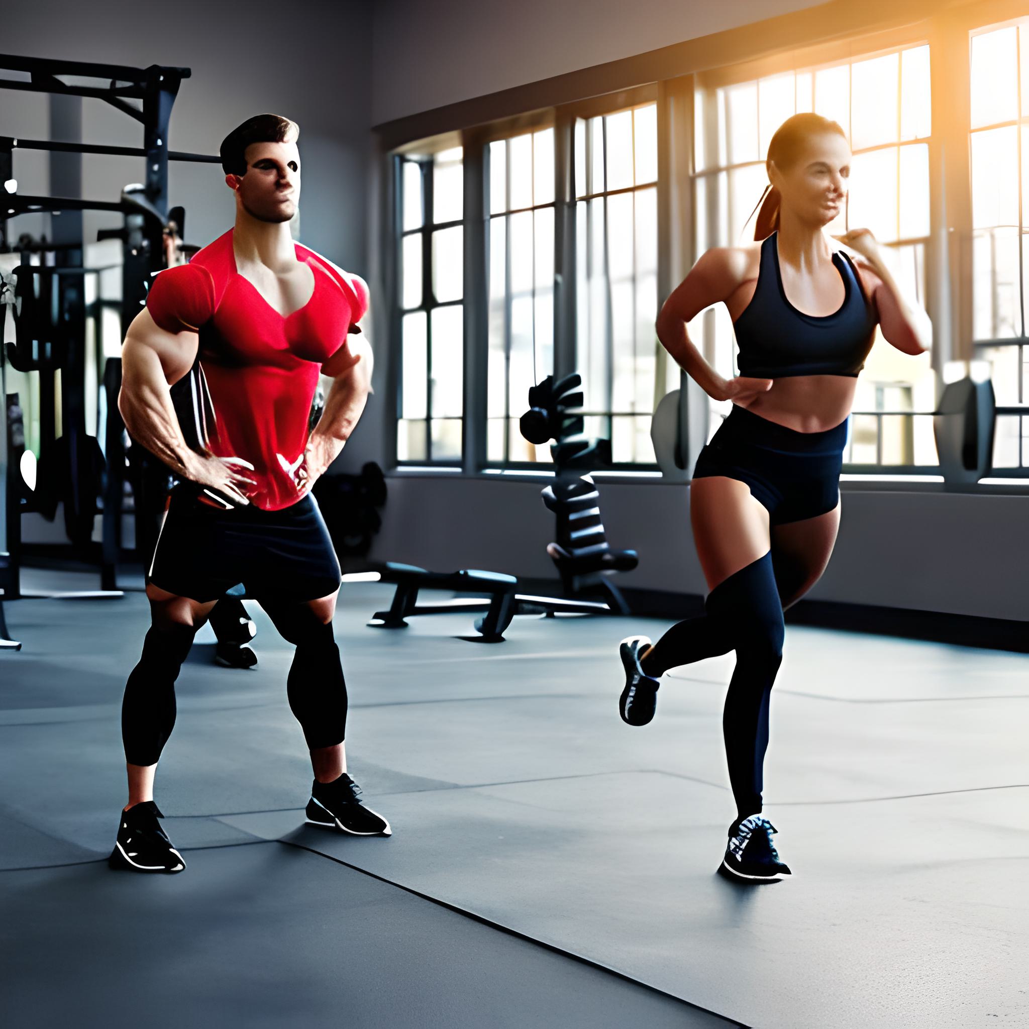 Training In The Gym Together